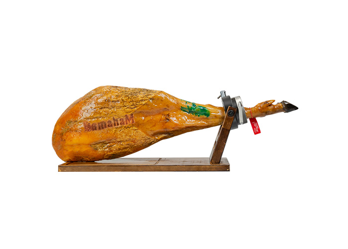 伊比利亞風(fēng)干火腿后腿橡子飼養(yǎng)帶骨(紅標(biāo))